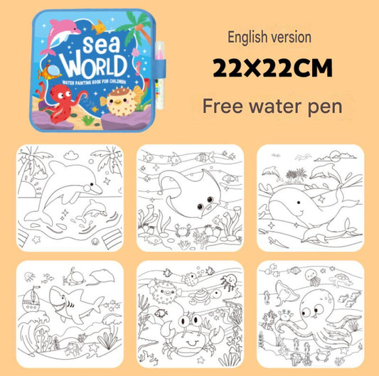 Reusable Water Coloring Books for Kids