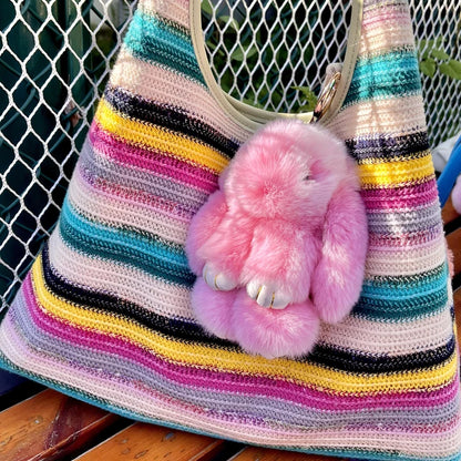 Handmade 15 cm Bunny Lulu Keychain