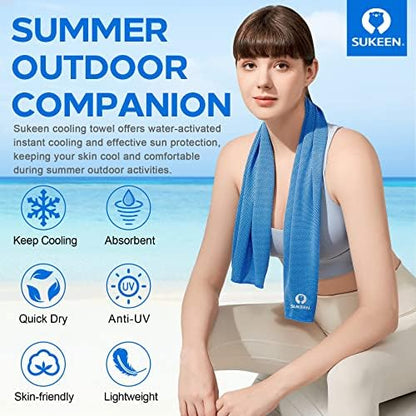 Sensational Ice Cooling Towel – Instant Chill for Gym, Sports & Outdoor Activities