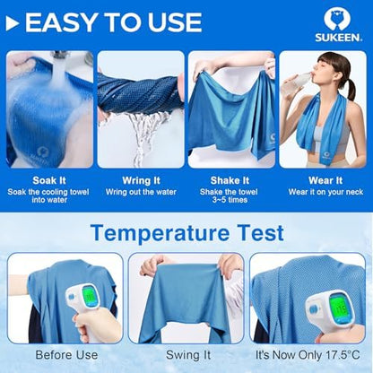 Sensational Ice Cooling Towel – Instant Chill for Gym, Sports & Outdoor Activities