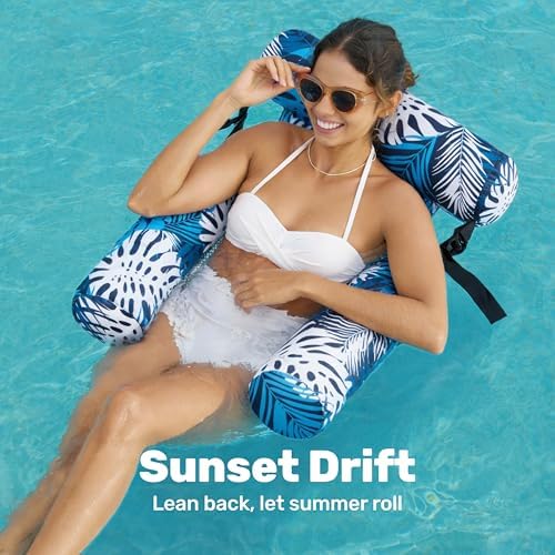 Inflatable Pool Float Chair| Adults Pool Lounger for Pool, Lake & Beach