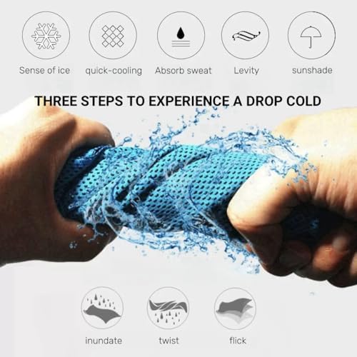 Sensational Ice Cooling Towel – Instant Chill for Gym, Sports & Outdoor Activities