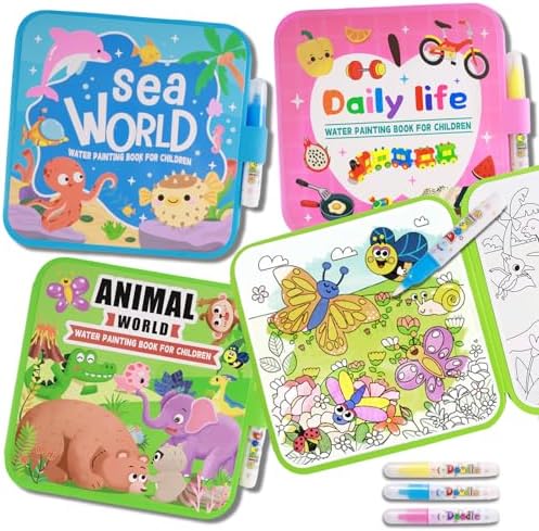 Reusable Water Coloring Books for Kids