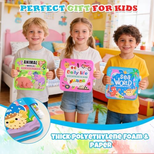 Reusable Water Coloring Books for Kids
