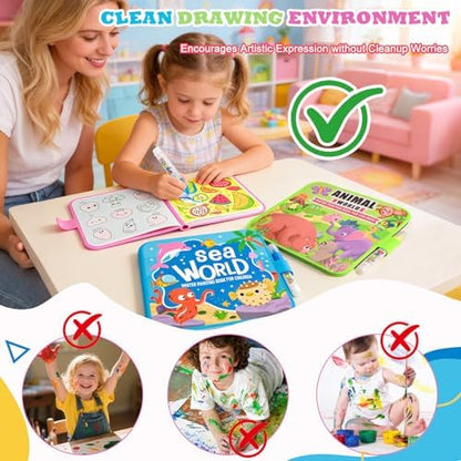 Reusable Water Coloring Books for Kids