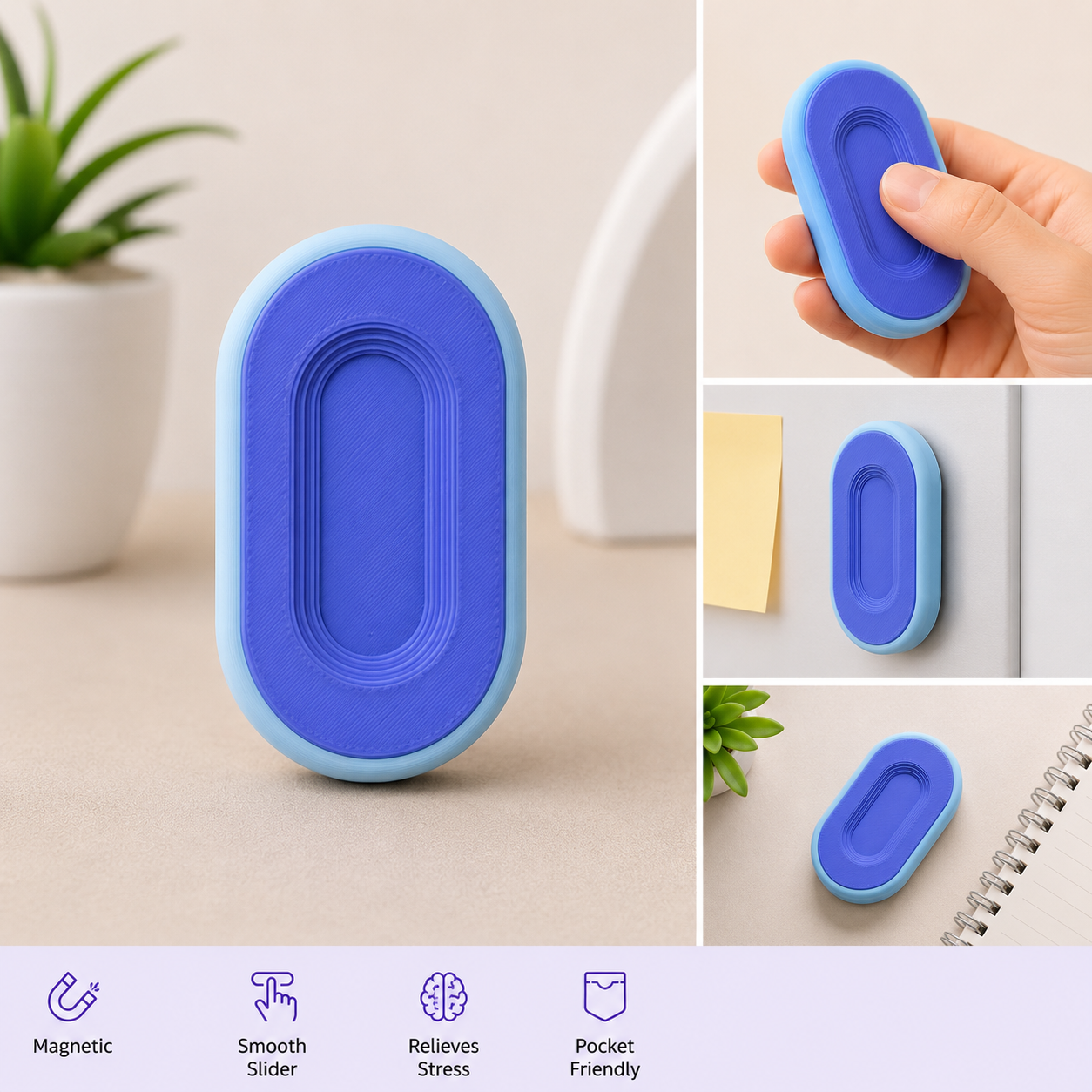 Magnetic Fidget Slider for ADHD & Stress Relief
