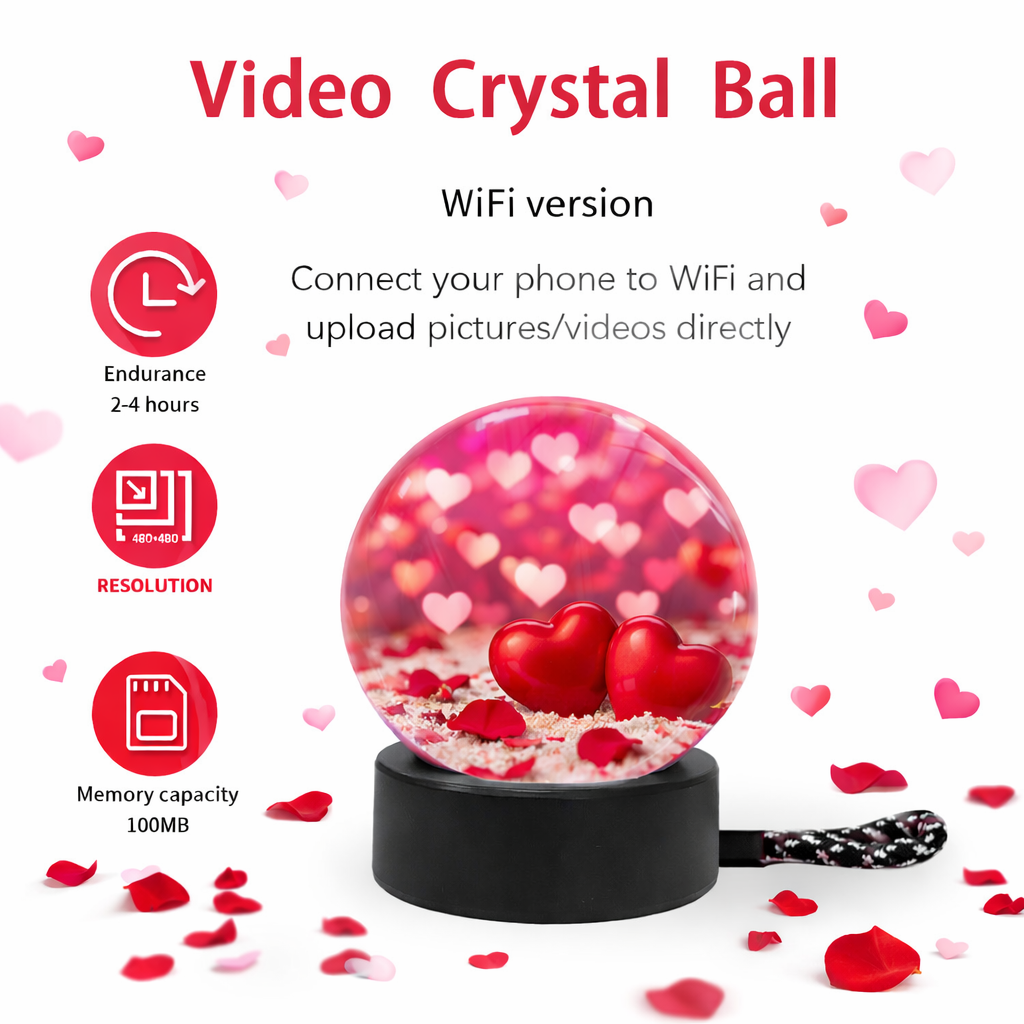 Personalized Memory Orb Crystal Ball Lamp