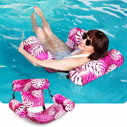 Inflatable Pool Float Chair| Adults Pool Lounger for Pool, Lake & Beach