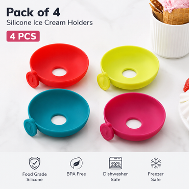 Kids ice cream holder pack of 4 pcs