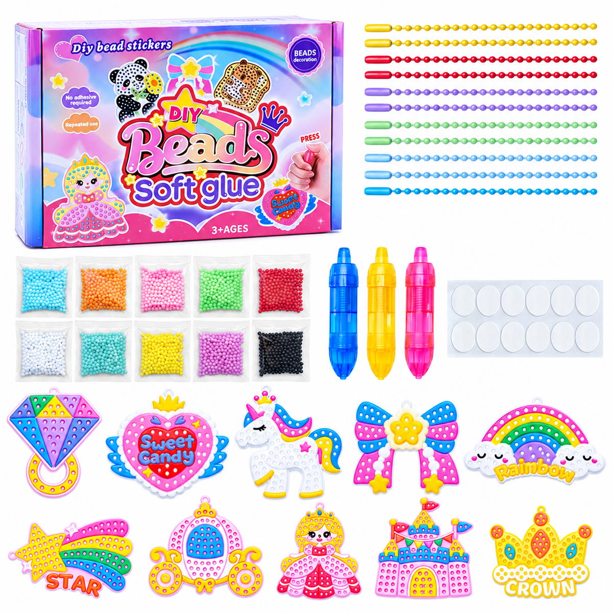 DIY Magic Bead Art Kit – Creative Craft Set for Kids
