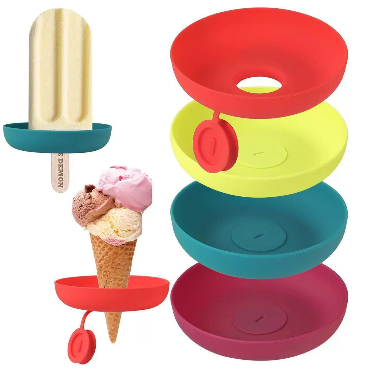 Kids ice cream holder pack of 4 pcs