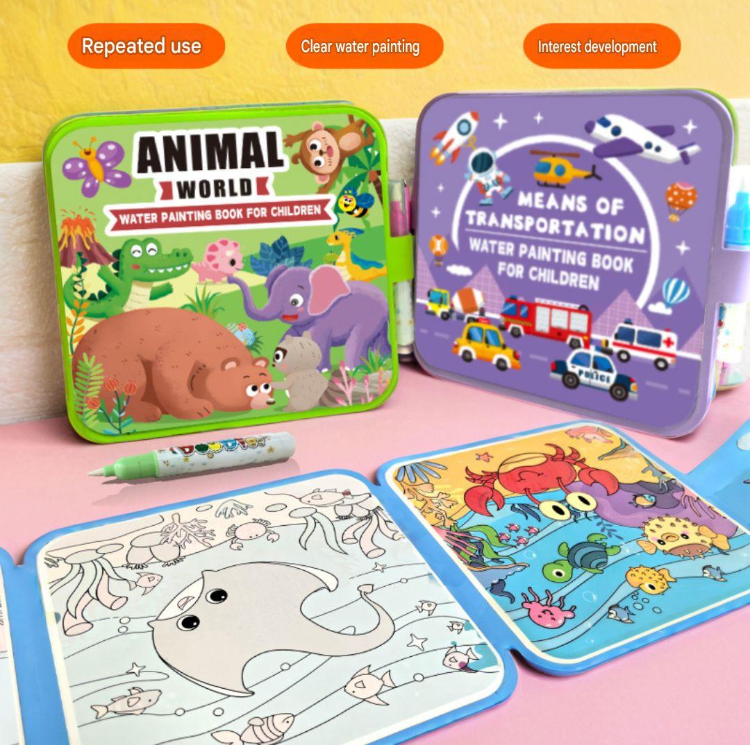 Reusable Water Coloring Books for Kids