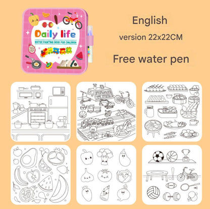 Reusable Water Coloring Books for Kids