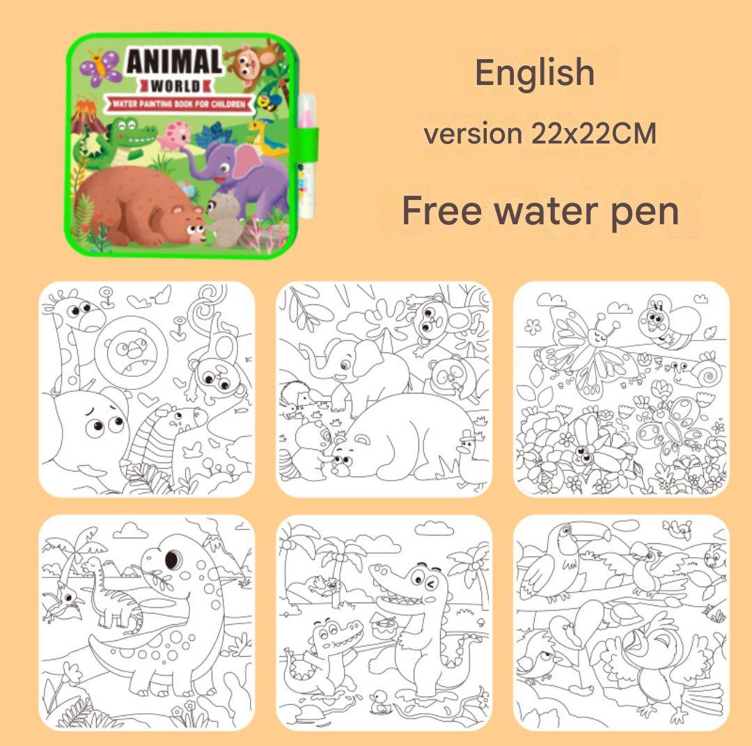Reusable Water Coloring Books for Kids