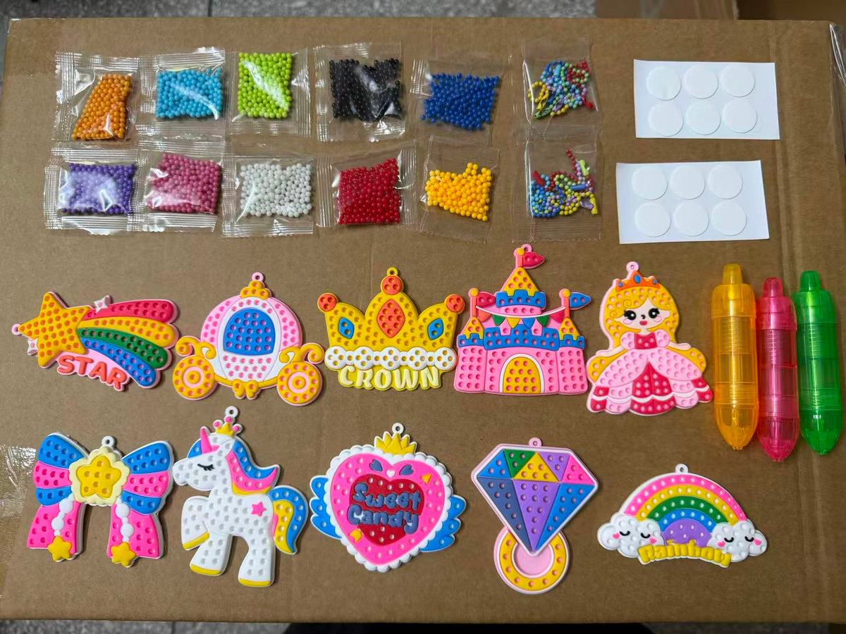 DIY Magic Bead Art Kit – Creative Craft Set for Kids
