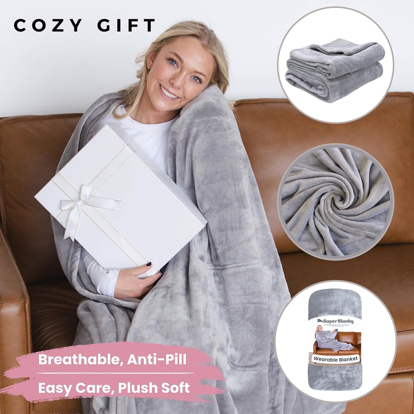 Wearable Blankets with sleeves